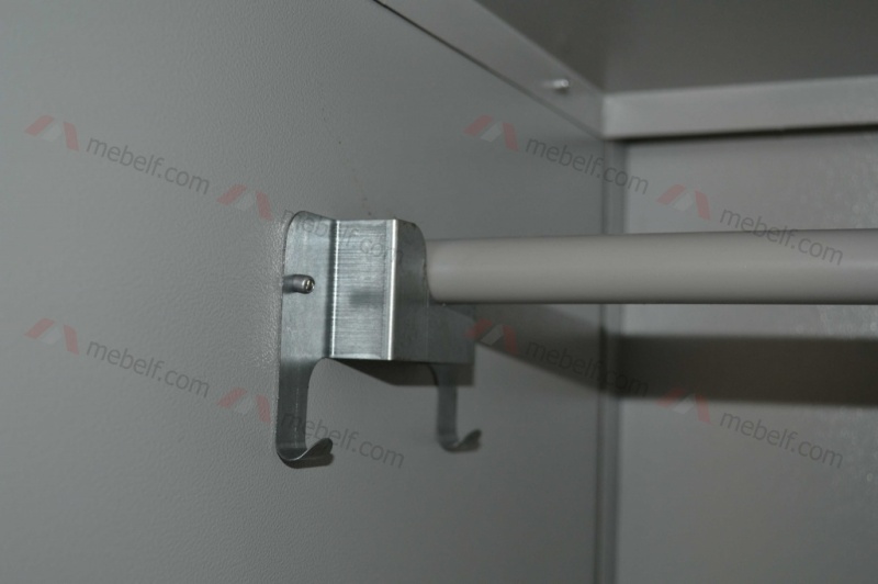 Шкаф металлический для одежды двухсекционный ШГС L600 фото. Фото N3