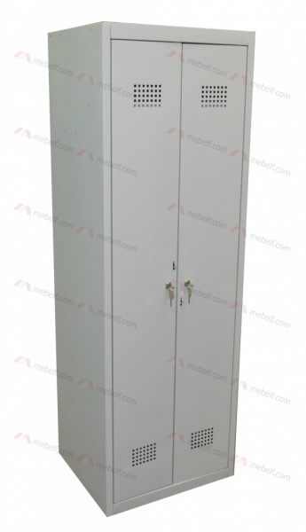 Шкаф металлический для одежды двухсекционный ШГС L800 фото. Фото N2