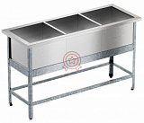 Ванна моечная трехсекционная "Бизнес" ВМБ 1900/703 фото